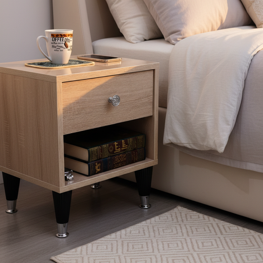 طاولة جانبية أنيقة وعملية لغرفة نومك