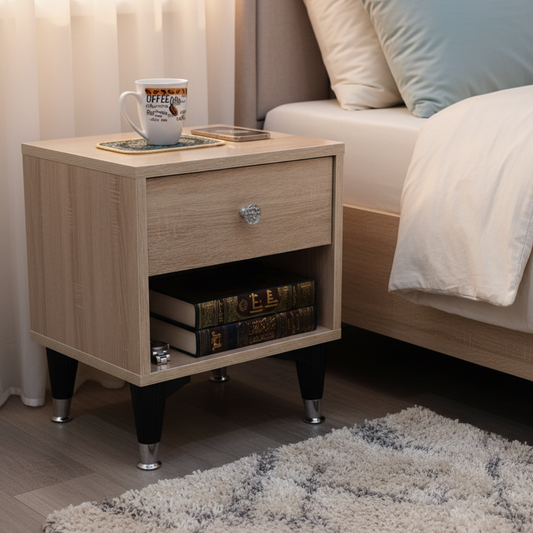 طاولة جانبية أنيقة وعملية لغرفة نومك